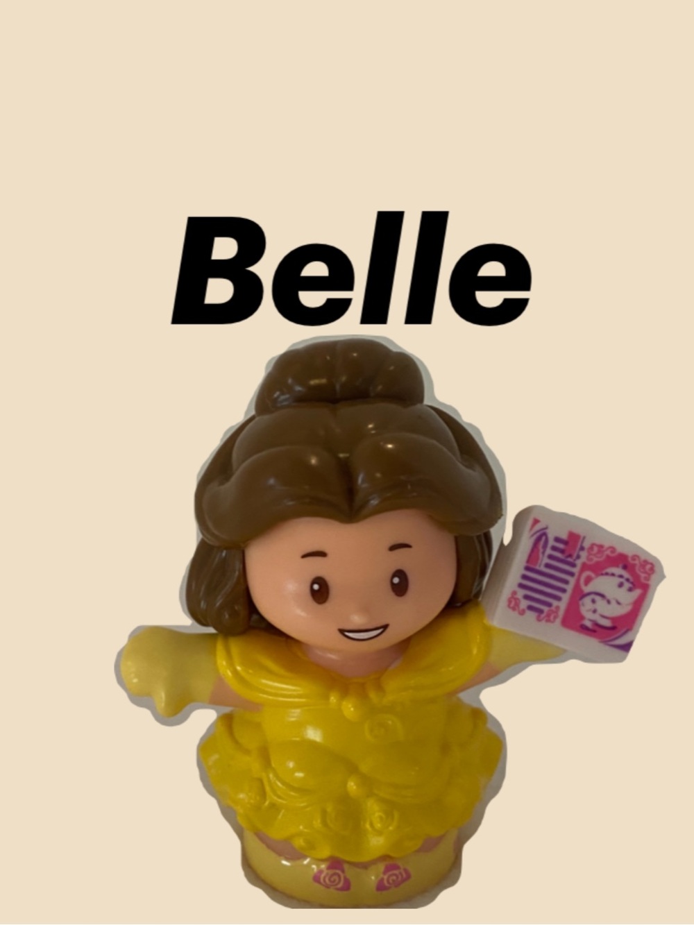 Belle Yellow Princess Figurine